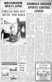Wayland Recorder Issue 16 August 4, 1977