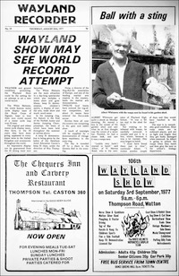 Wayland Recorder 19 August 25, 1977