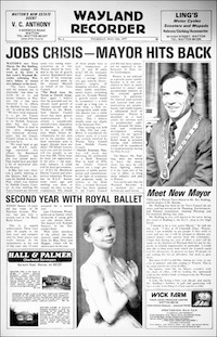 Wayland Recorder Issue 6 May 12, 1977