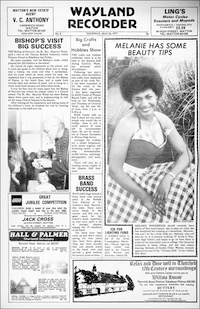 Wayland Recorder Issue 8 May 26, 1977